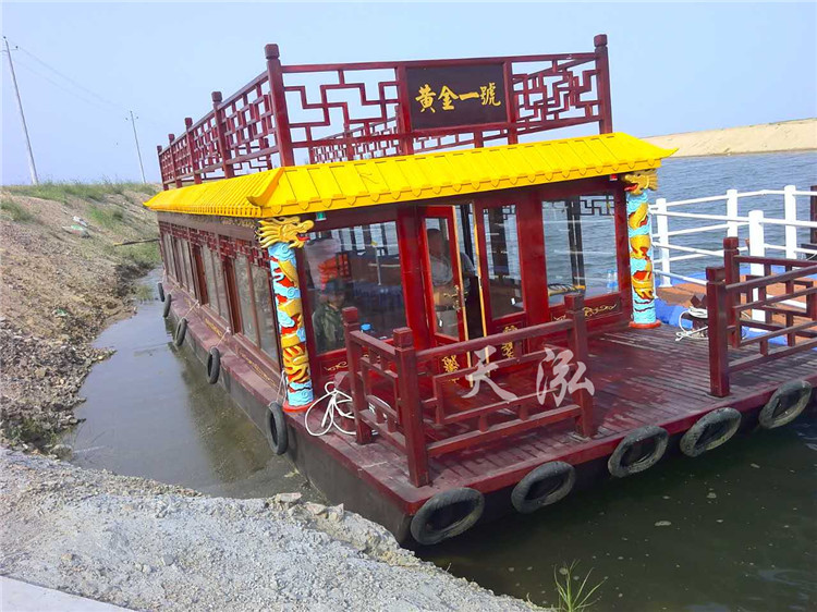 雙層畫舫船th004